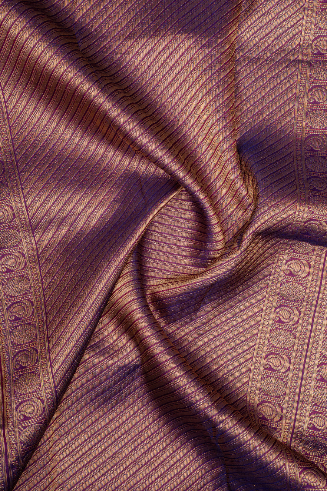 Purple Traditional Pure Kanchipuram Silk Saree