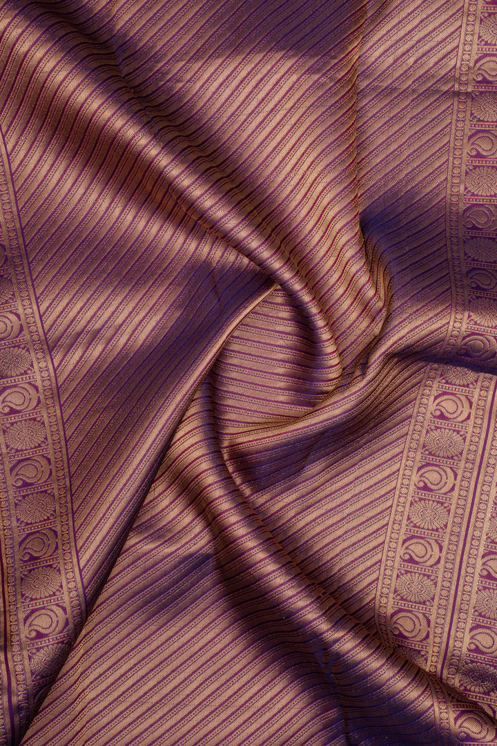 Purple Traditional Pure Kanchipuram Silk Saree