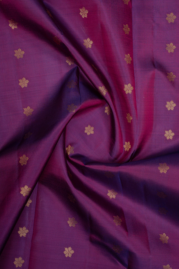 Purple Traditional Pure Kanchipuram Silk Saree