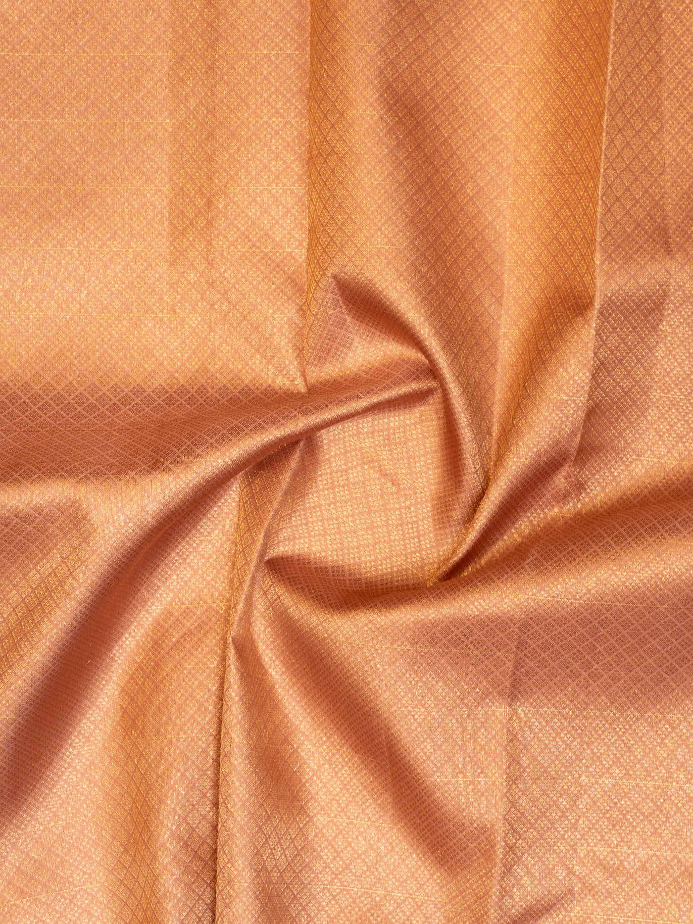 Salmon pink traditional pure Kanchipuram silk saree