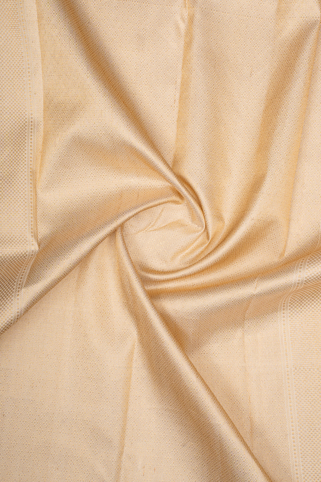 Peacock Blue and Ivory Traditional Pure Kanchipuram Silk Saree