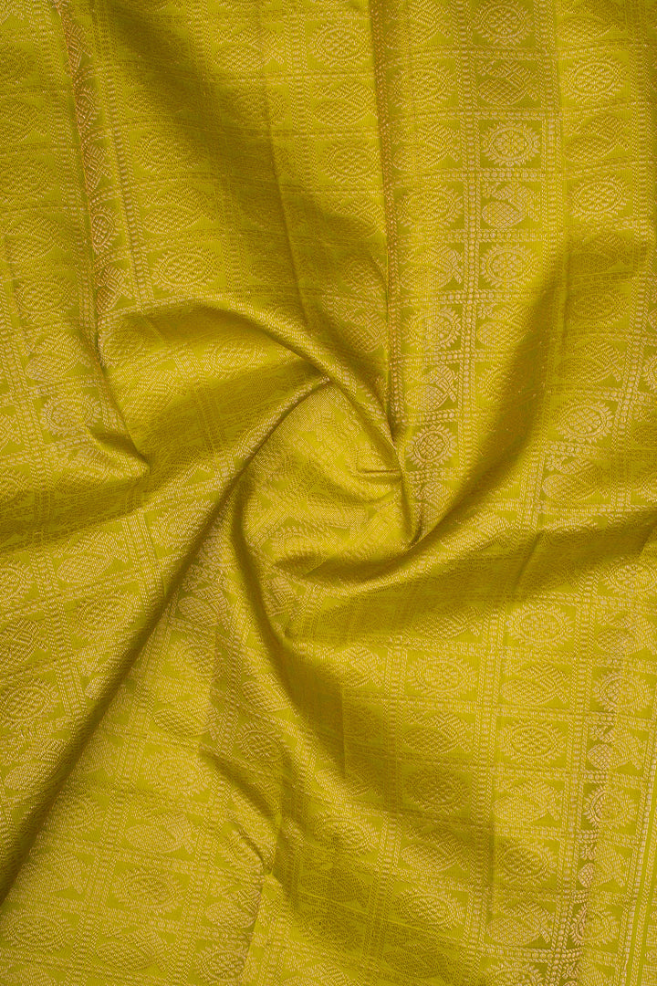Purple and Green Pure Soft Silk Saree