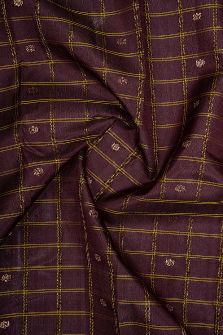 Purple and Green Pure Soft Silk Saree