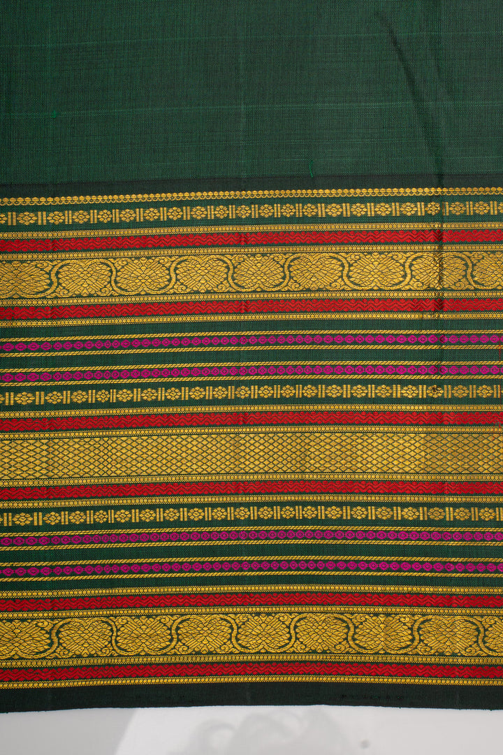 Pink Handpainted Pure Kanchipuram Silk Saree