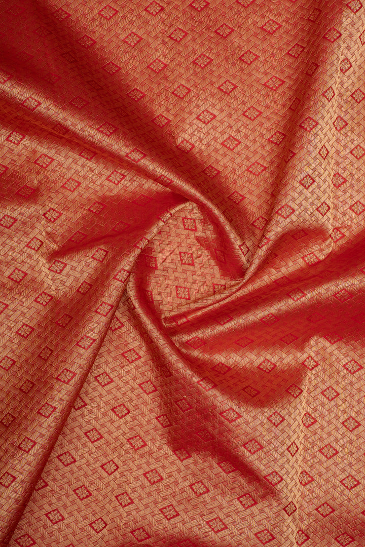 Red Traditional Pure Kanchipuram Silk Saree