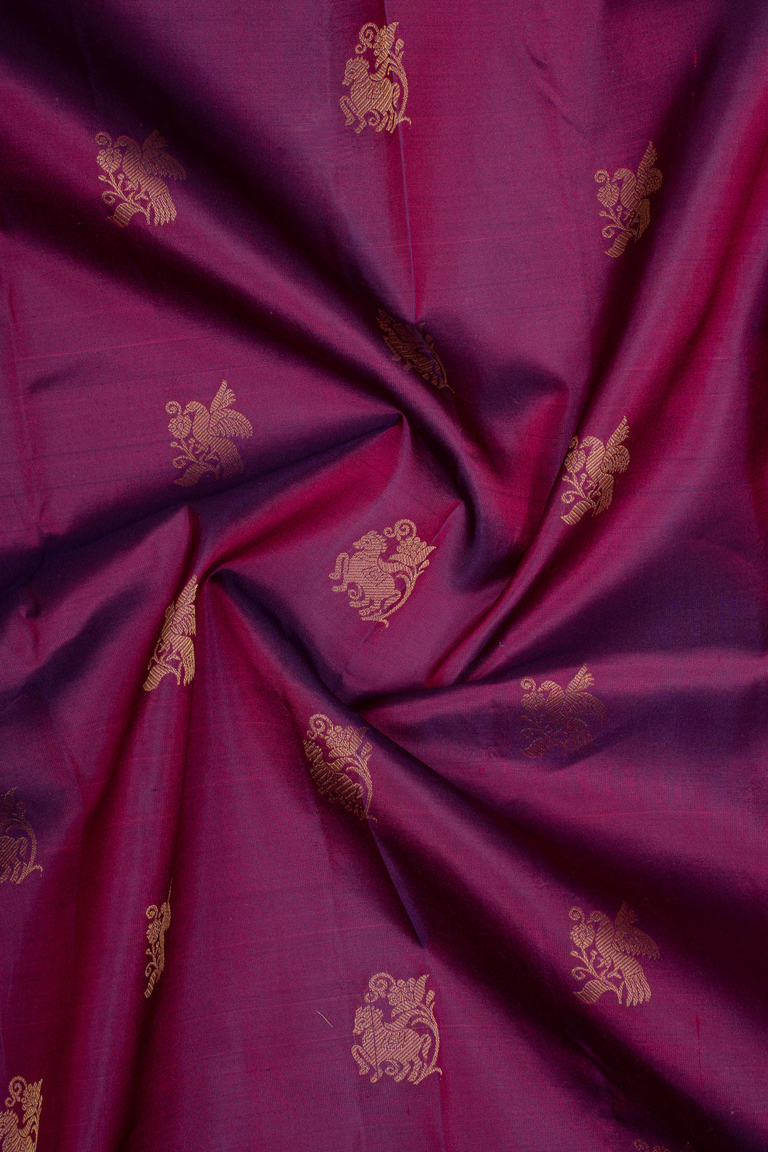 Purple Traditional Pure Kanchipuram Silk Saree