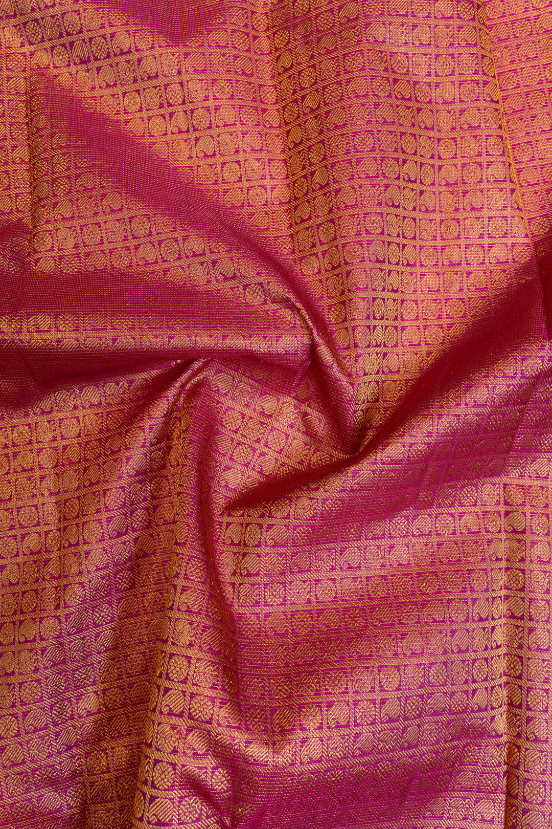 Purple vairaoosi pure Kanchipuram silk saree