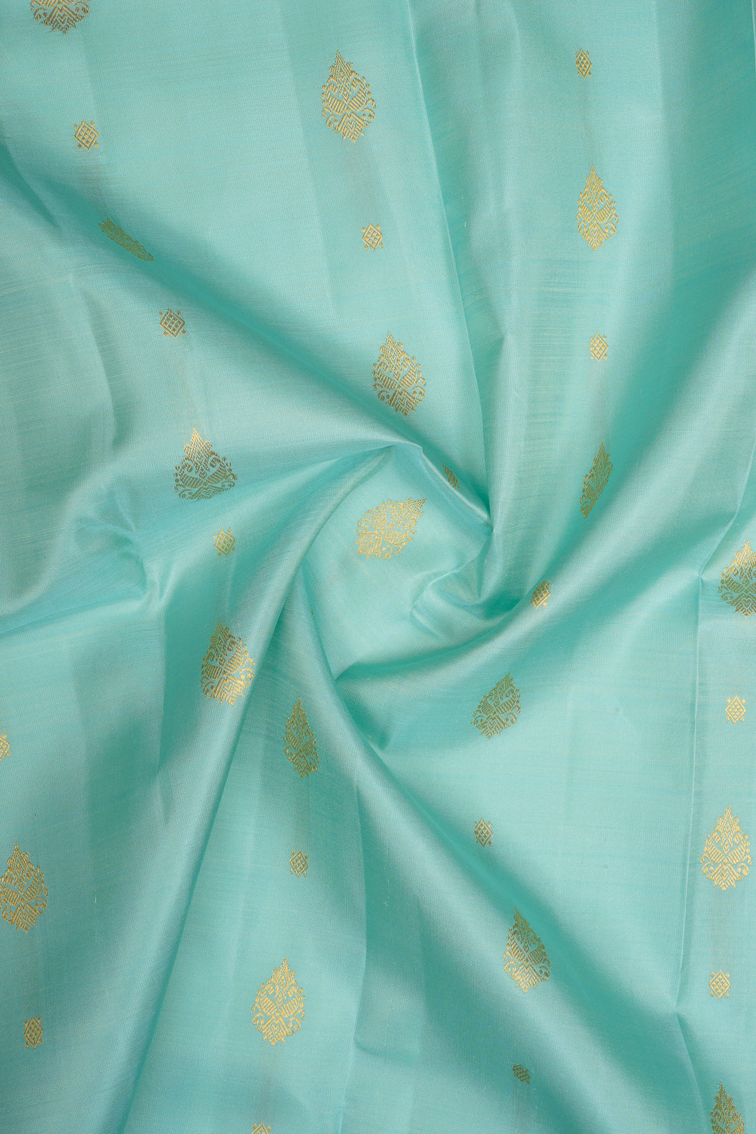 Pastel blue and jamun varisiapettu pure kanchipuram silk saree