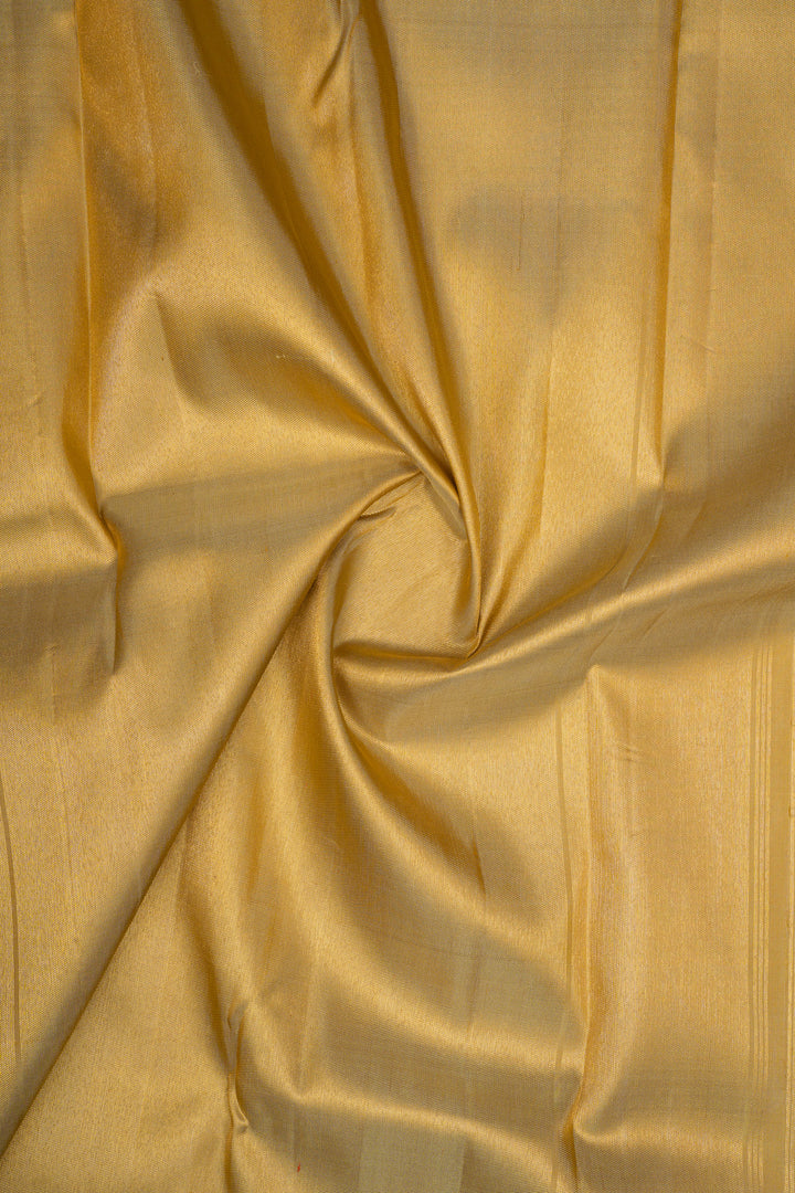 Champagne gold 8 Kol  pure kanchipuram silk saree