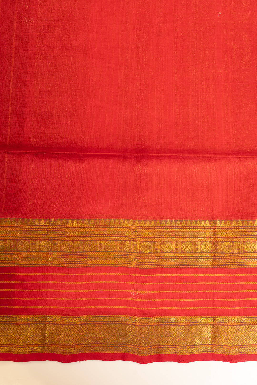 Bottle green lakshadeepam pure silk cotton saree