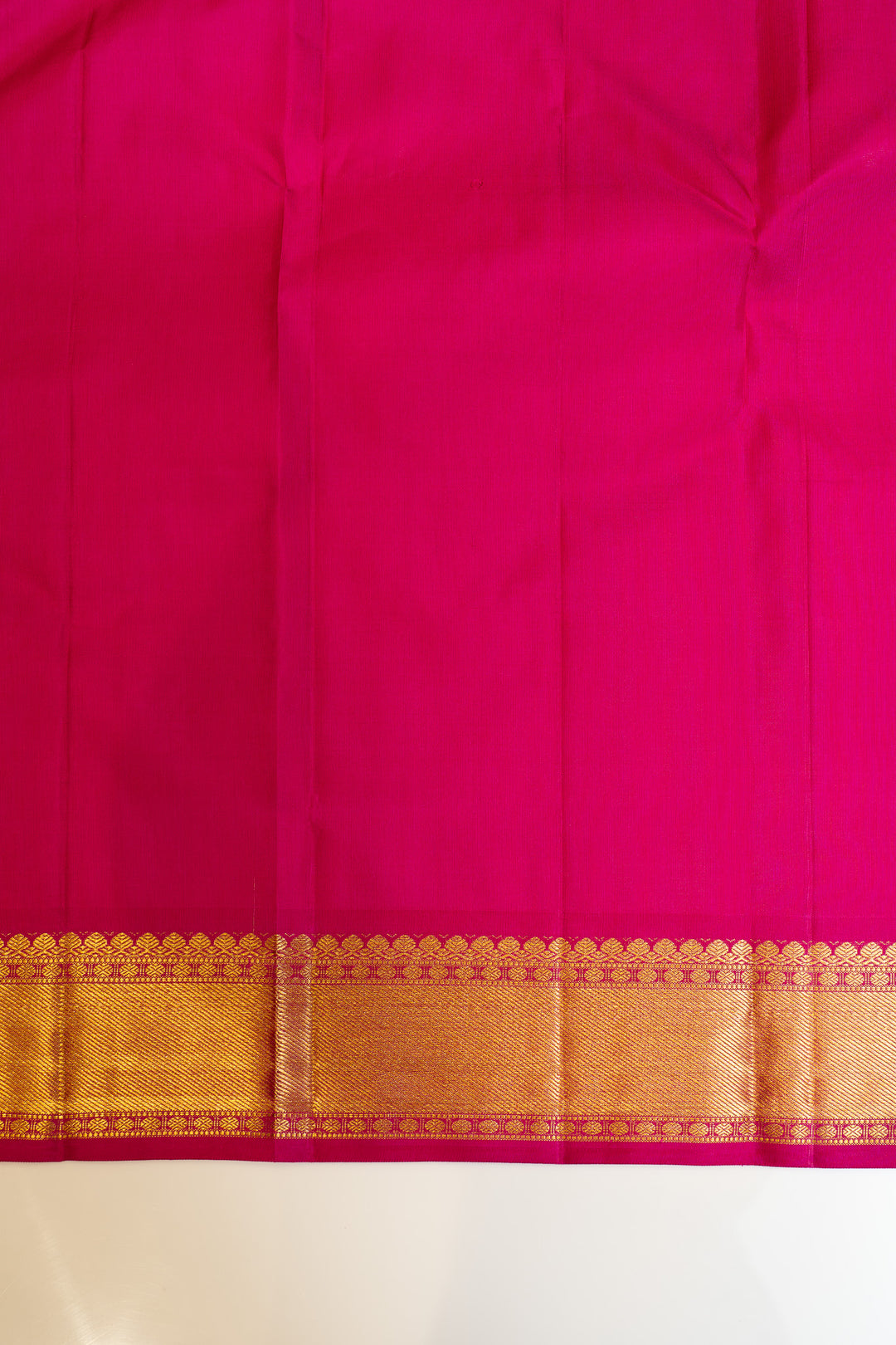 Palum pazhamum multi checks pure Kanchipuram silk saree