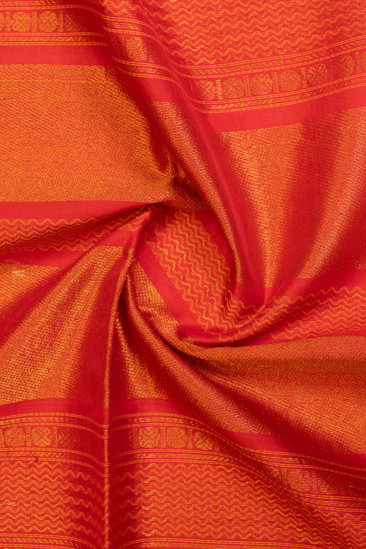Ink blue lakshadeepam pure silk cotton saree