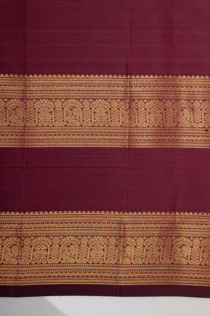 Gold 8 Kol Pure Kanchipuram Silk Saree