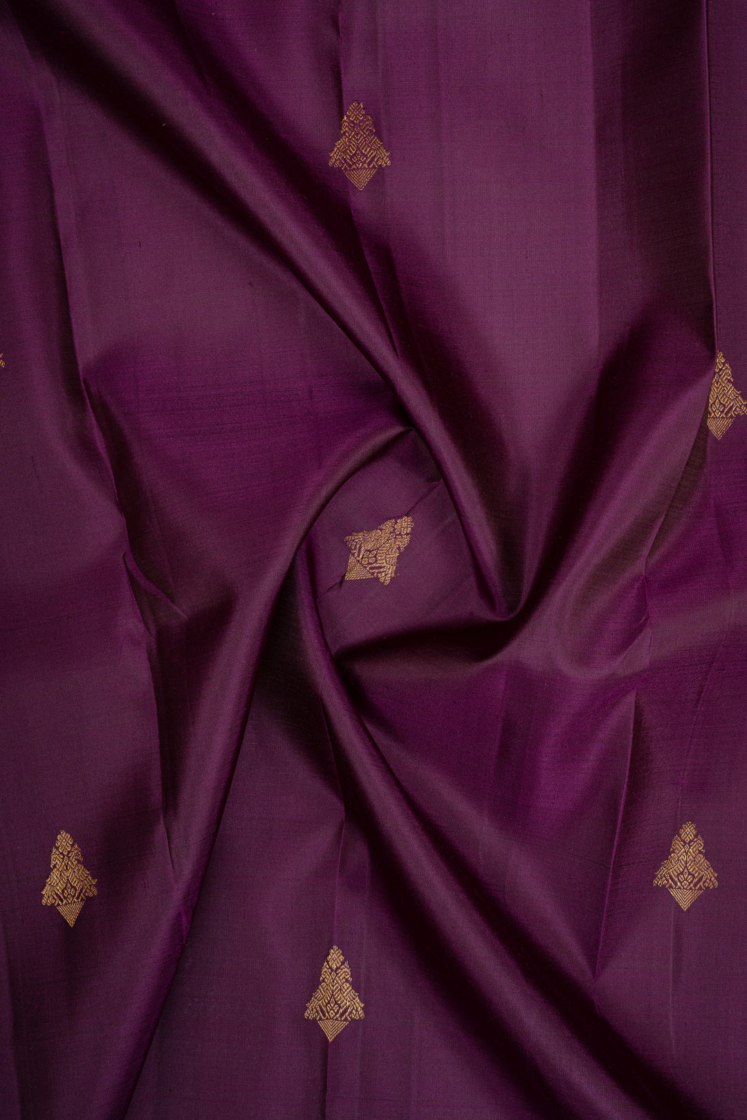 Purple and Mauve Varisaipettu Traditional Pure Kanchipuram Silk Sareen