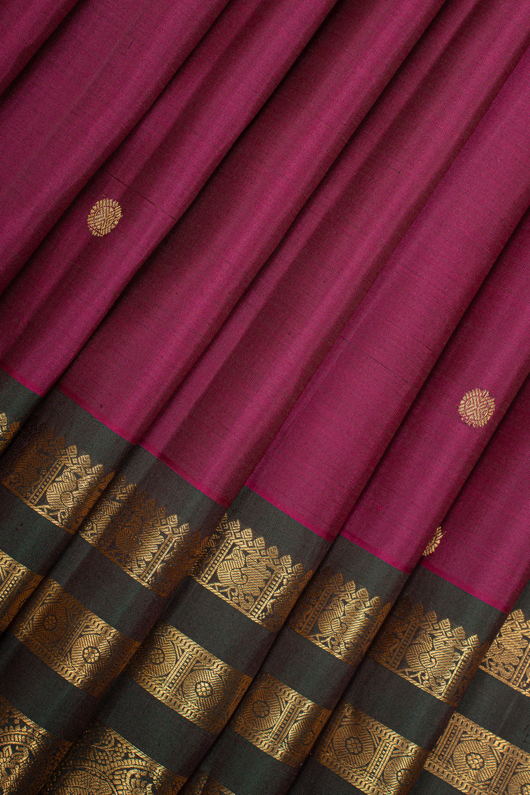Purple Traditional Pure Kanchipuram Silk Saree