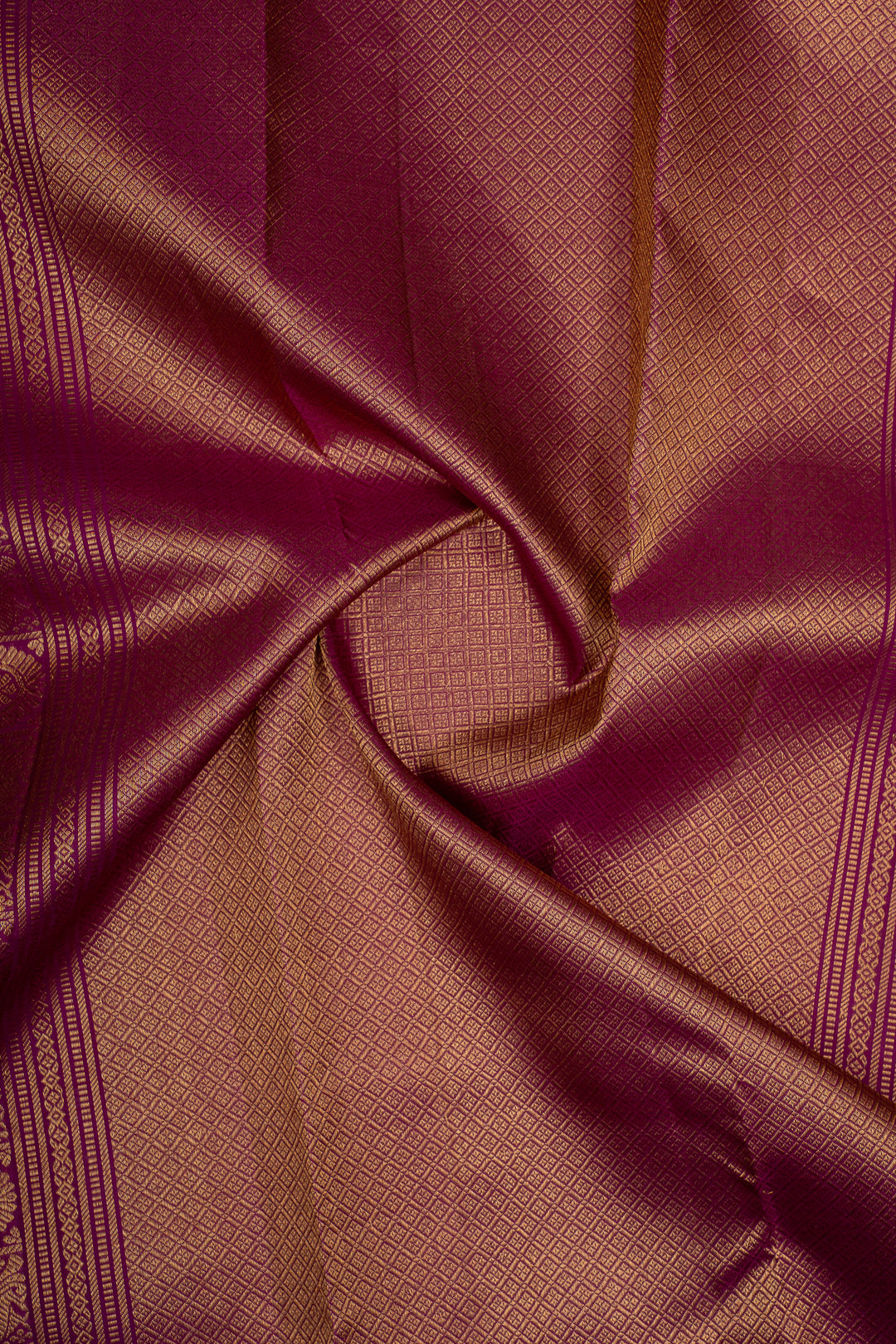Purple Traditional Pure Kanchipuram Silk Saree
