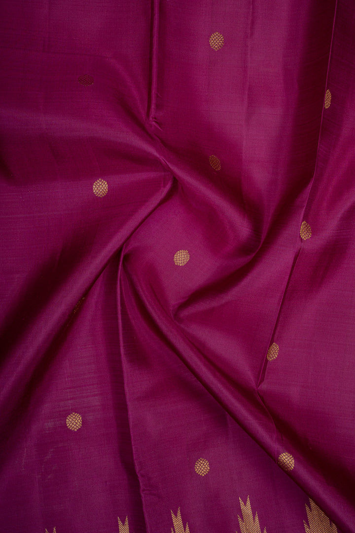 Purple Traditional Pure Kanchipuram Silk Saree