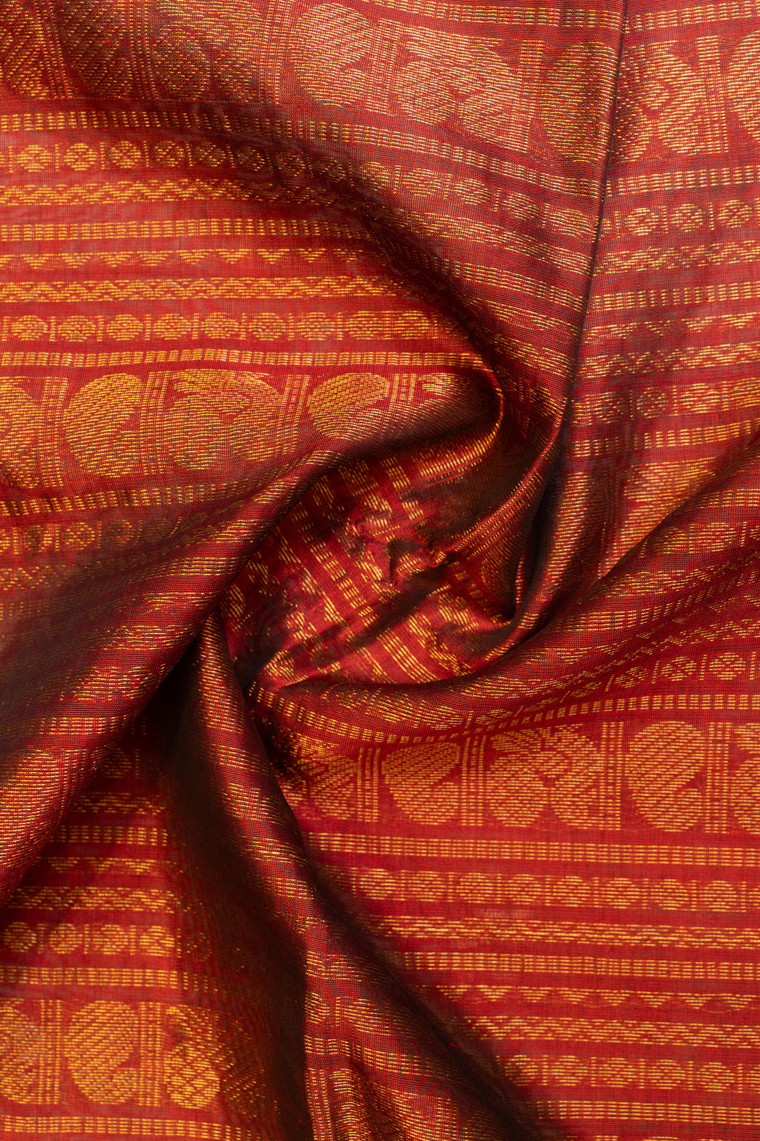 Maroon traditional pure silk cotton saree