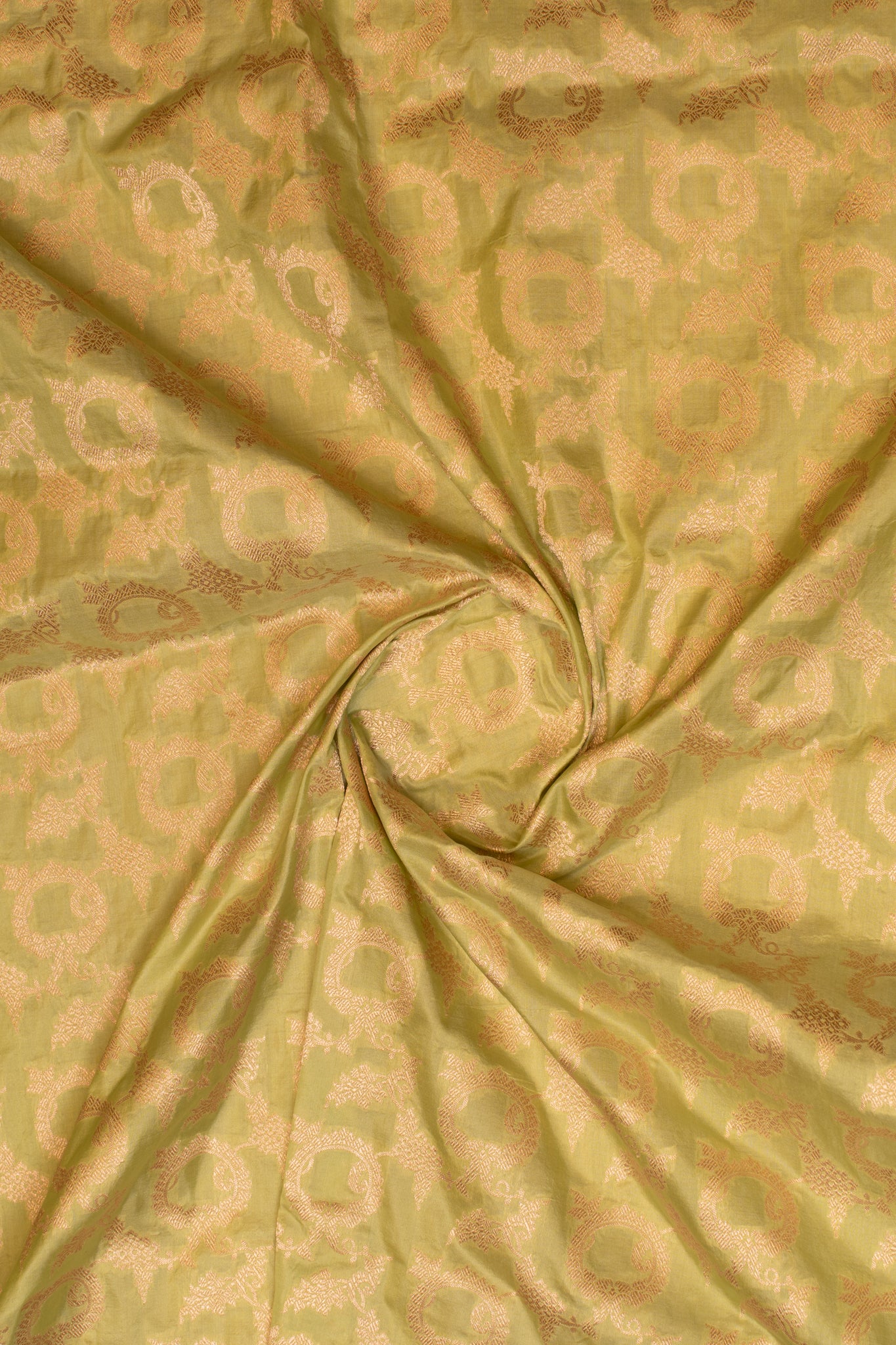 Pastel green pure Banaras silk saree