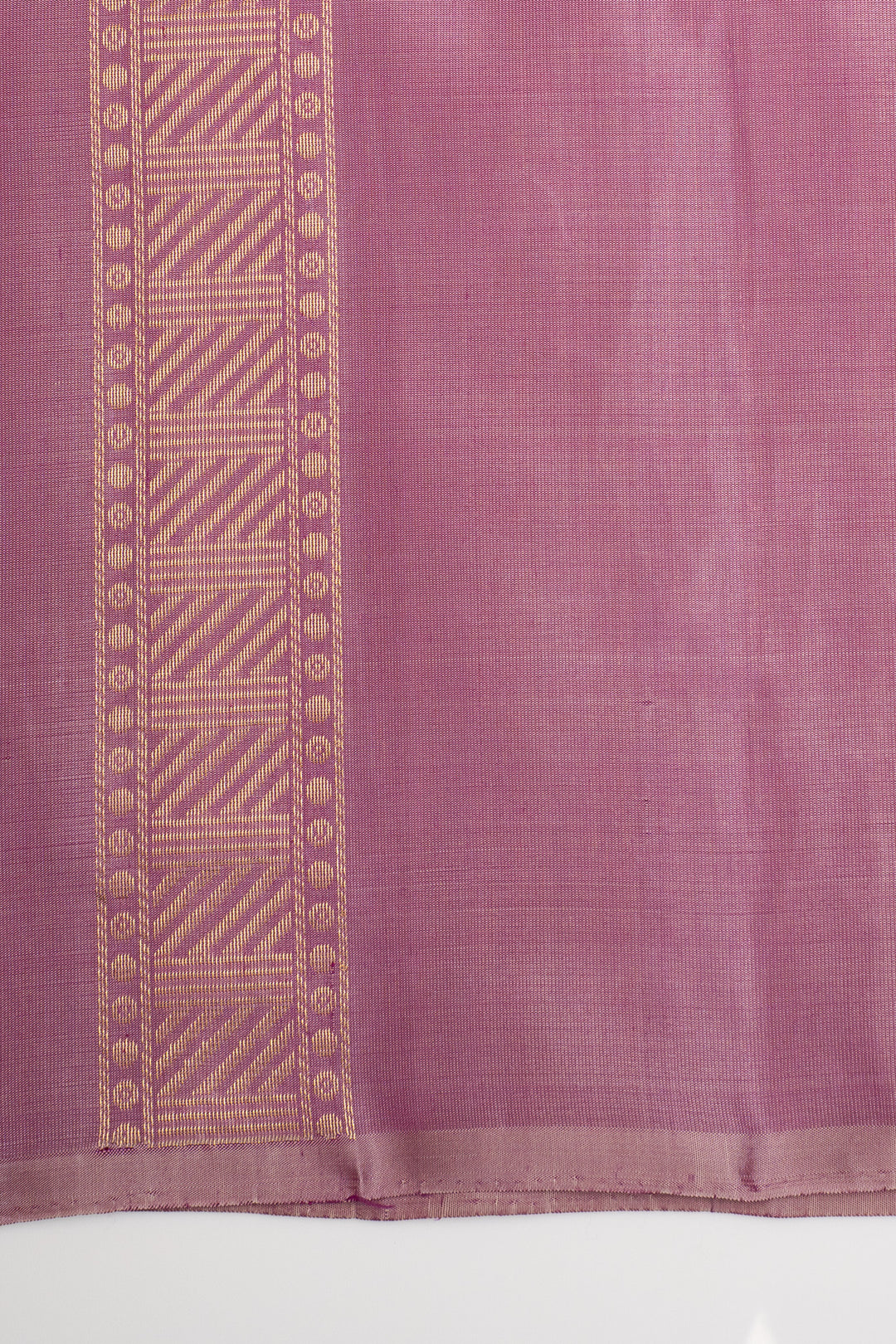 Beige and Pink Multi Stripes Soft Silk Saree