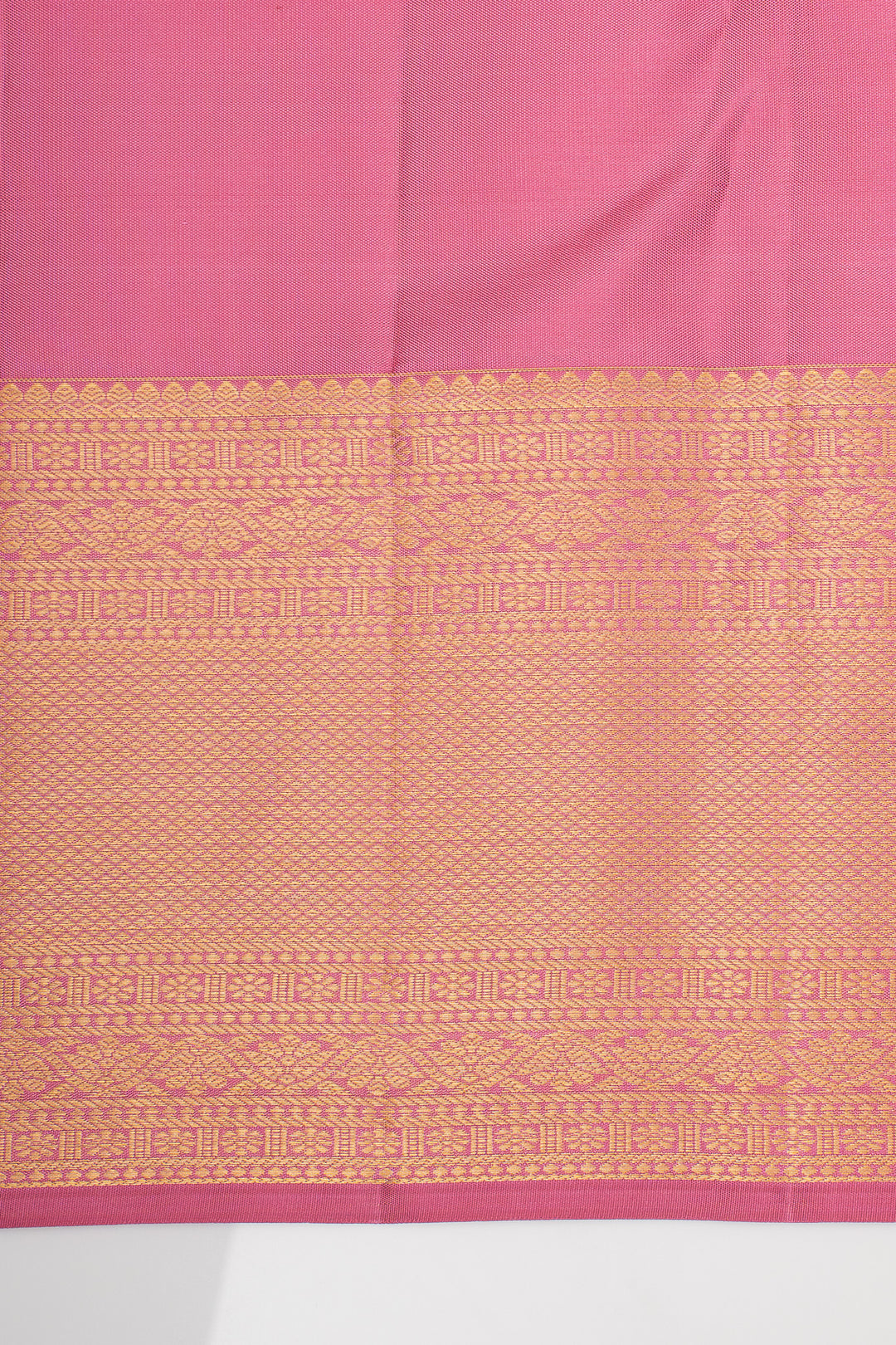 Baby Pink Leheriya Pure Kanchipuram Silk Saree