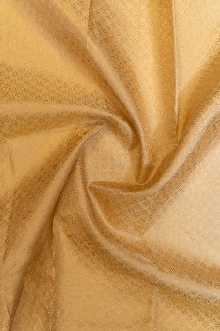 Sandal gold brocade pure Kanchipuram silk saree