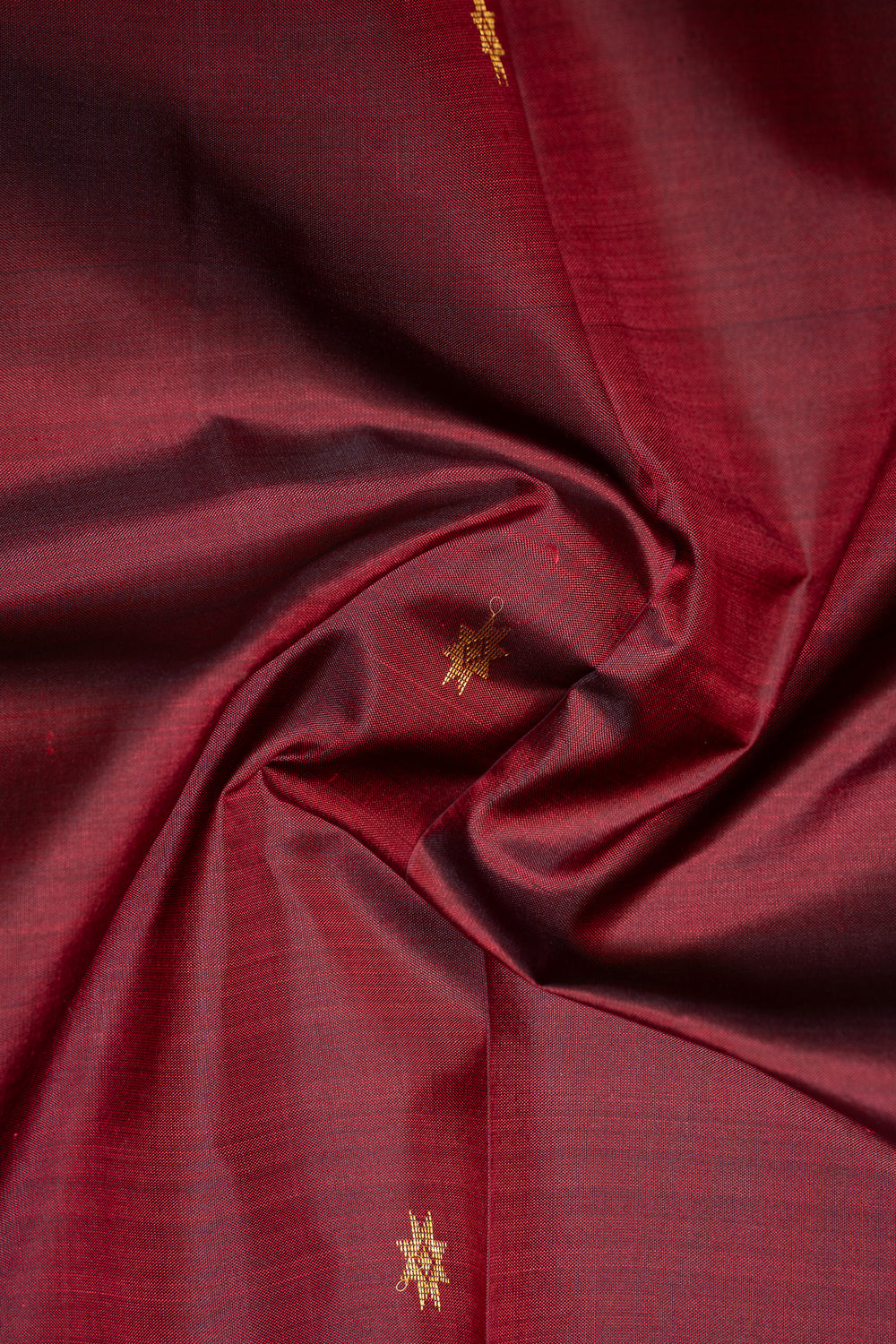 Maroon and Gold Traditional Pure Kanchipuram Silk Saree - Clio Silks