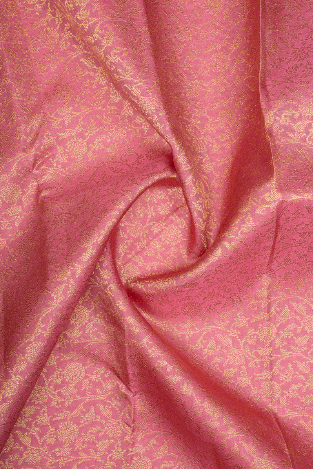 Baby Pink Brocade Pure Kanchipuram Silk Saree