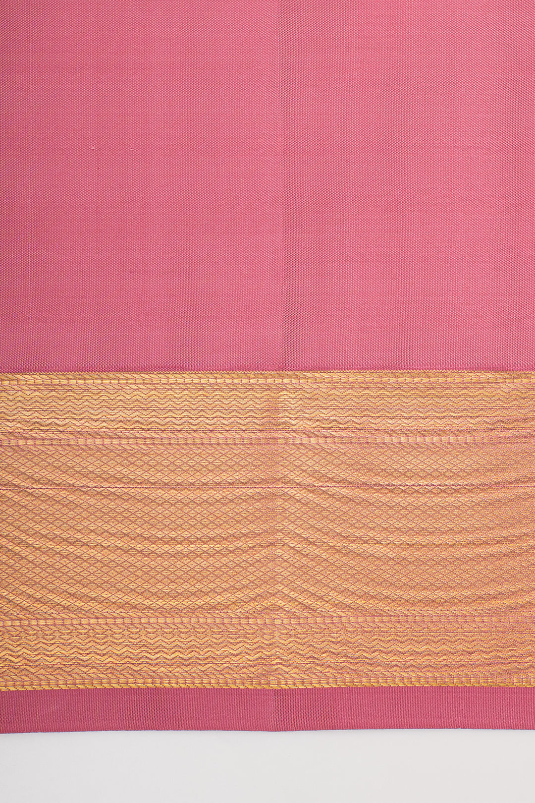 Baby Pink Brocade Pure Kanchipuram Silk Saree