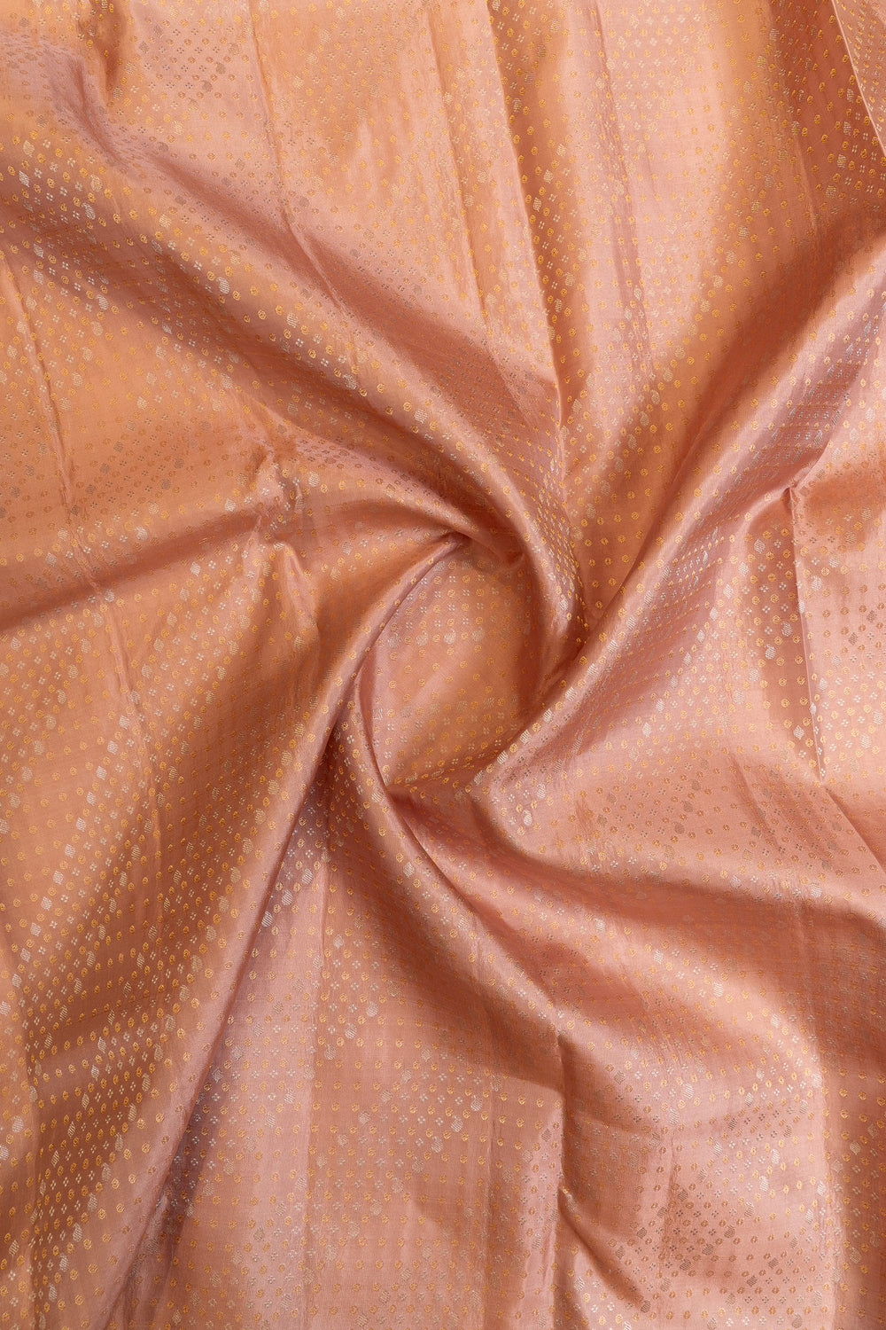 Dusty pink brocade pure Kanchipuram silk saree