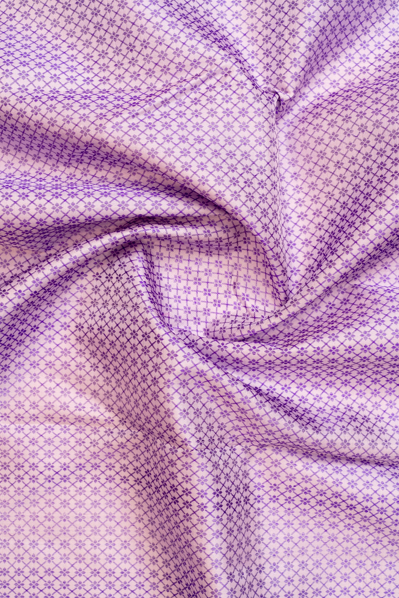 Purple thread brocade pure Kanchipuram silk saree