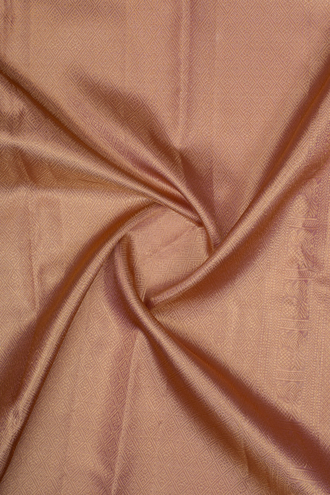 Baby Pink Tissue Brocade Pure Kanchipuram Silk Saree