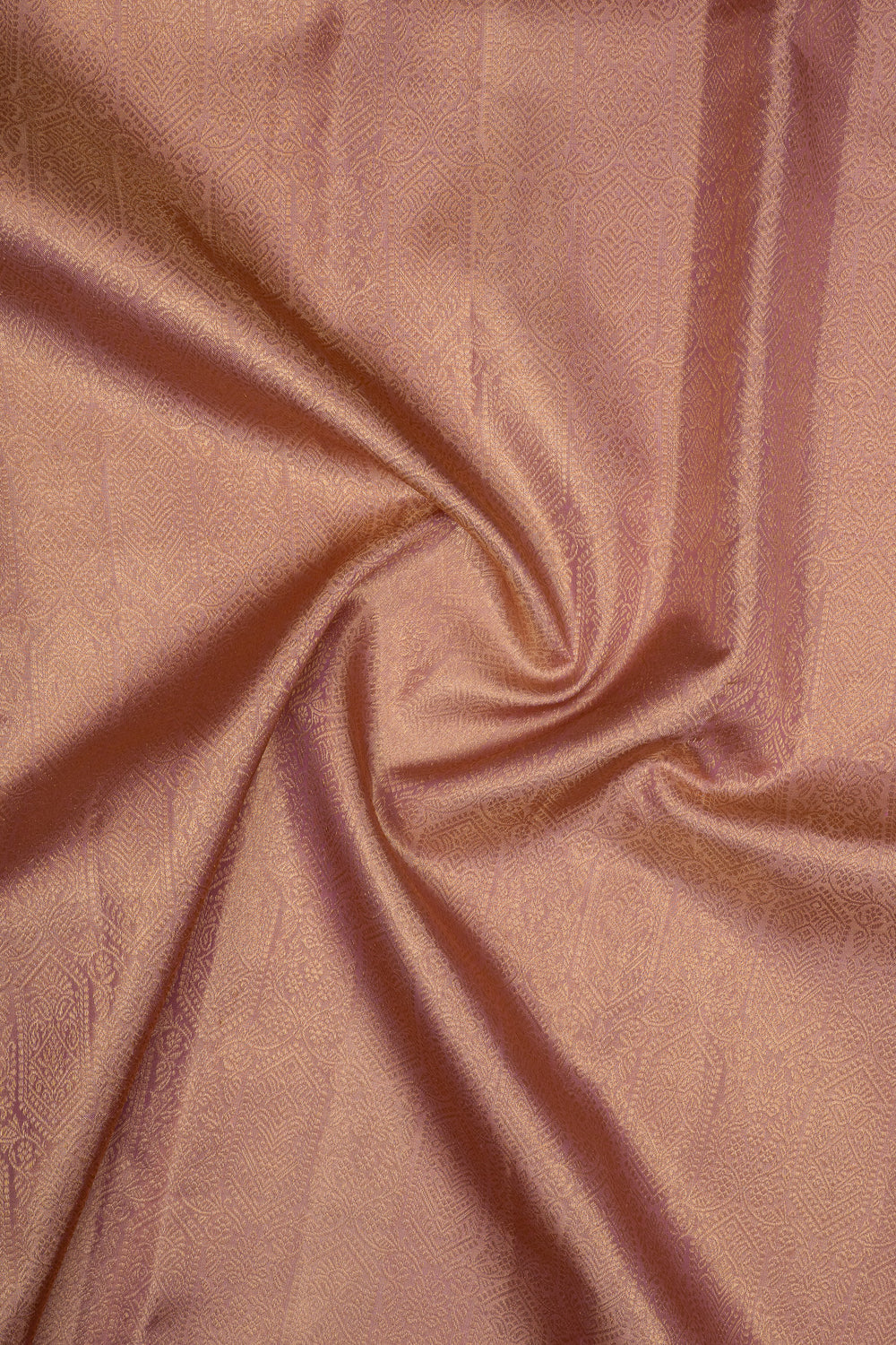 Baby Pink Tissue Brocade Pure Kanchipuram Silk Saree