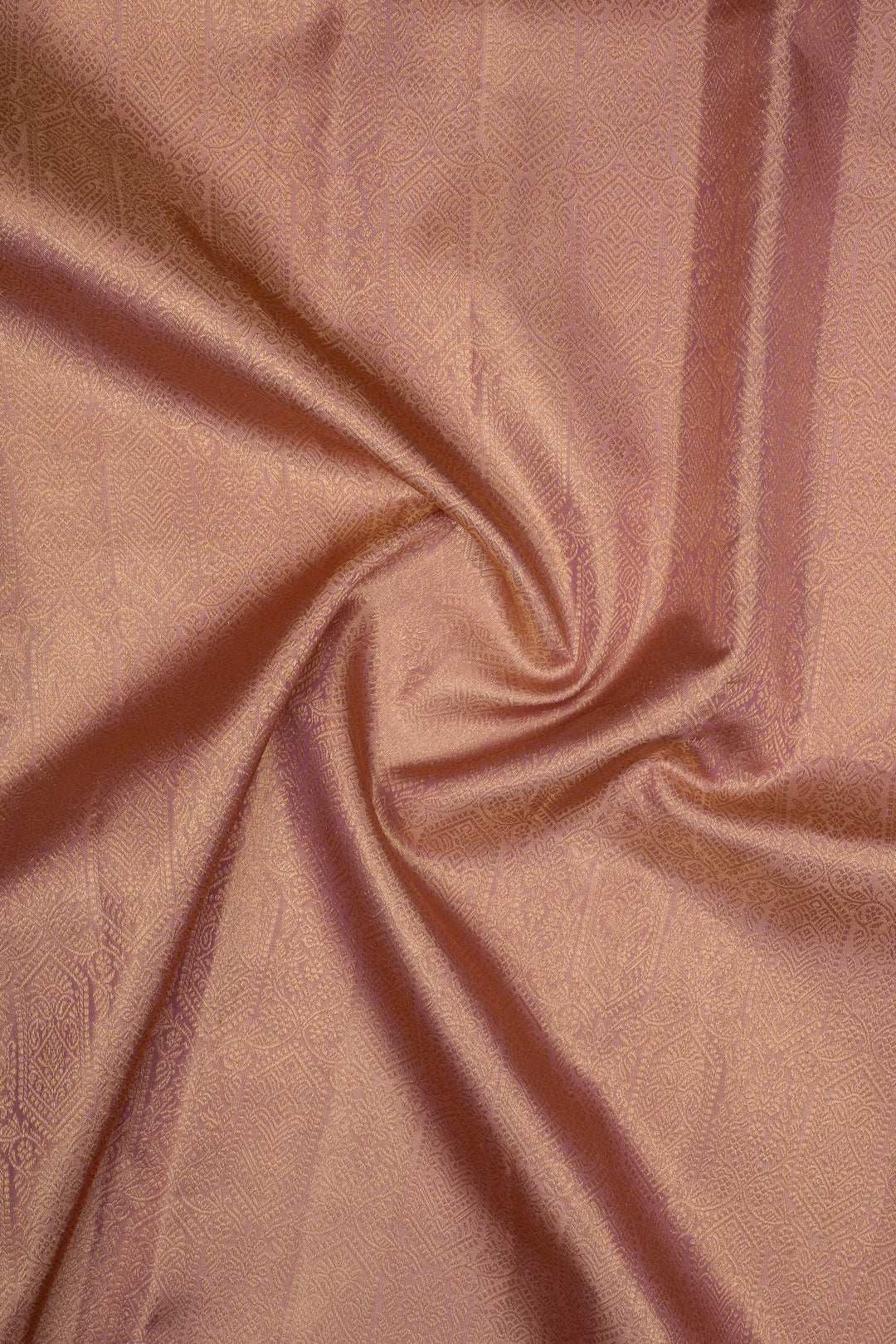 Baby Pink Tissue Brocade Pure Kanchipuram Silk Saree
