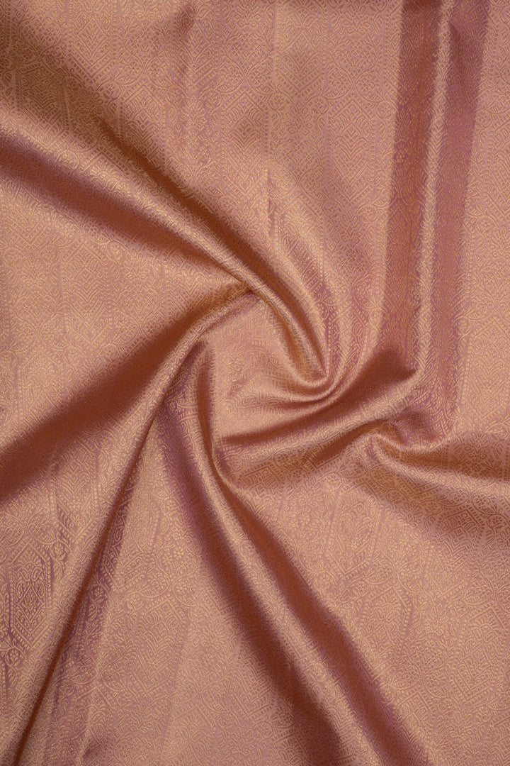 Baby Pink Tissue Brocade Pure Kanchipuram Silk Saree