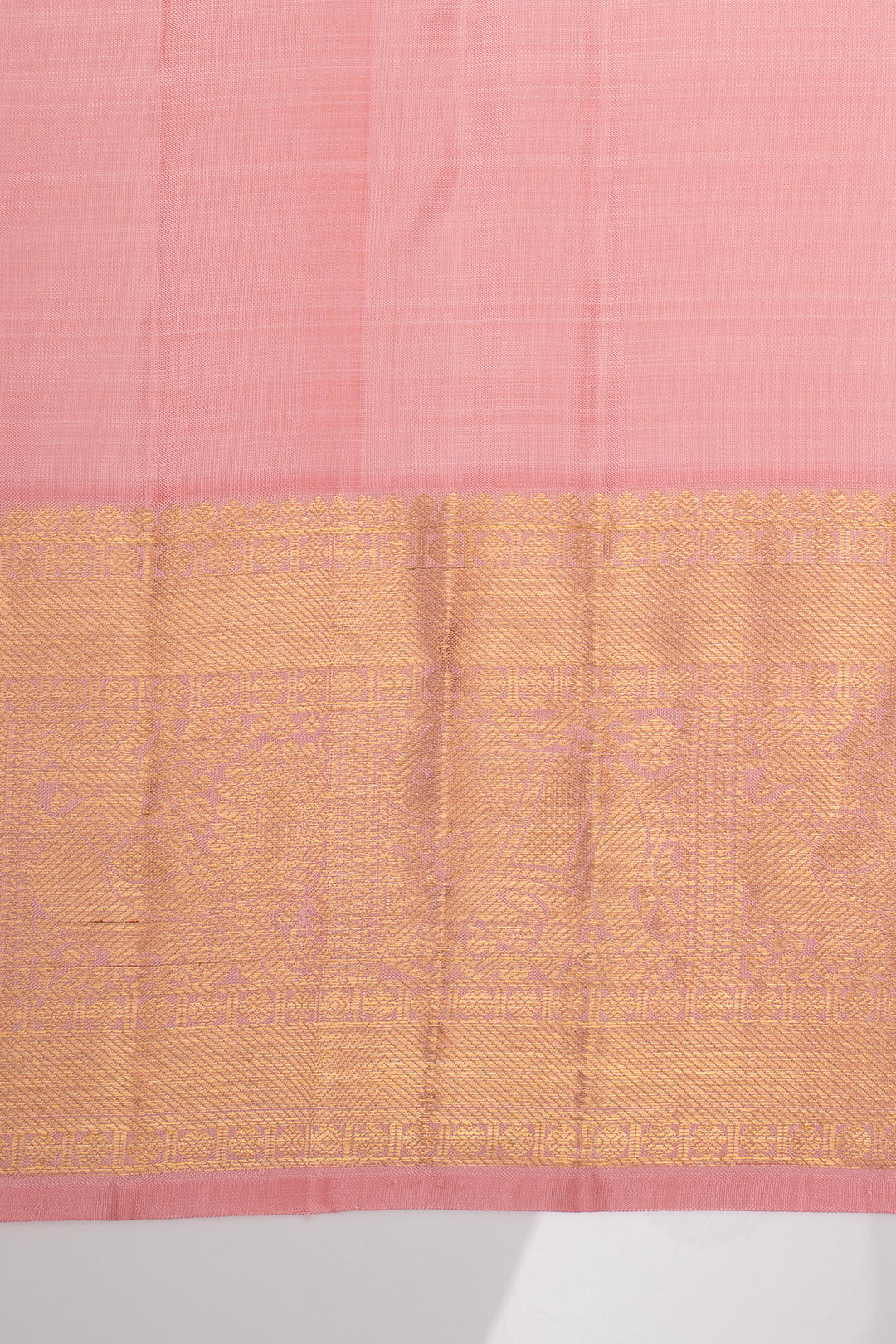 Pink Stripes Pure Kanchipuram Silk Saree