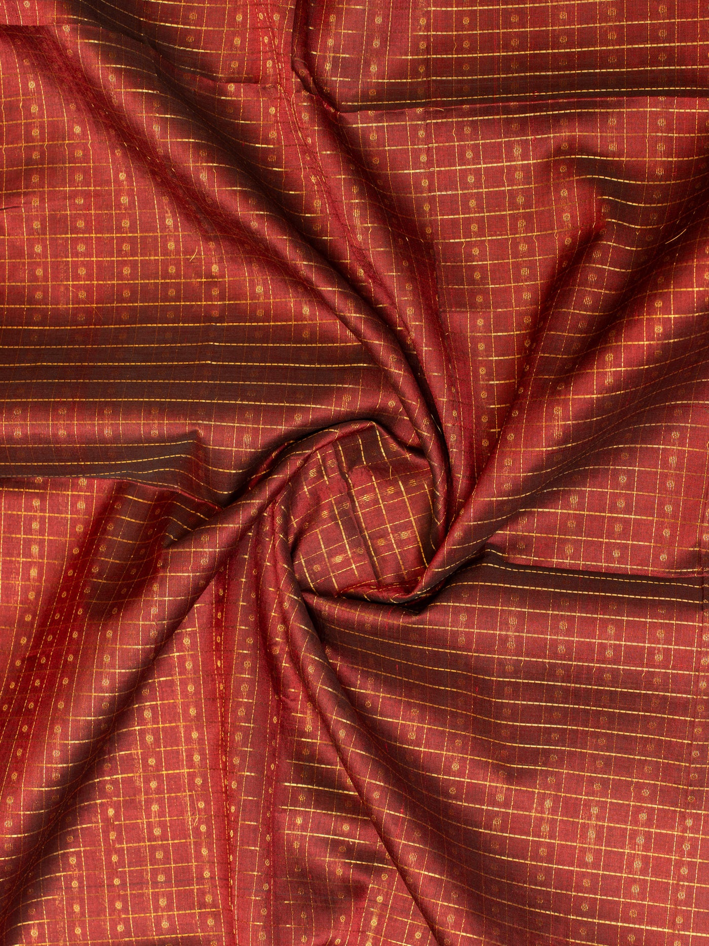 Maroon lakshadeepam pure silk cotton saree