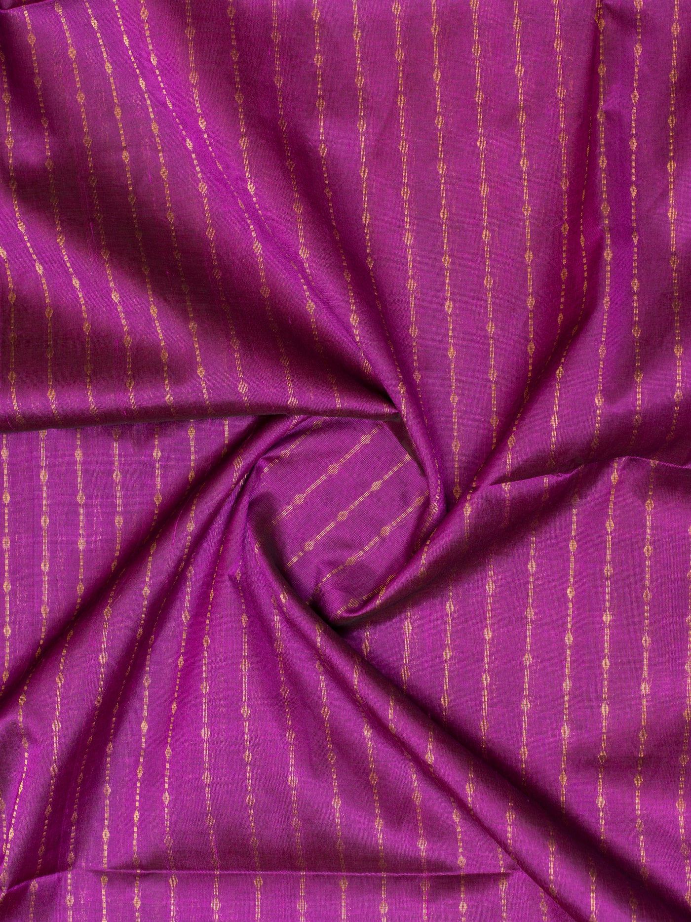 Purple zari stripes pure silk cotton saree