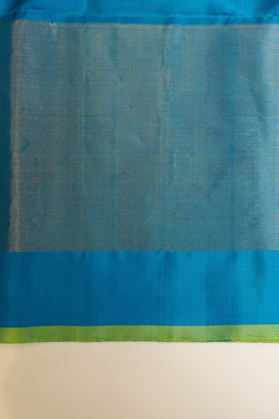 White and blue ikat pure soft silk saree