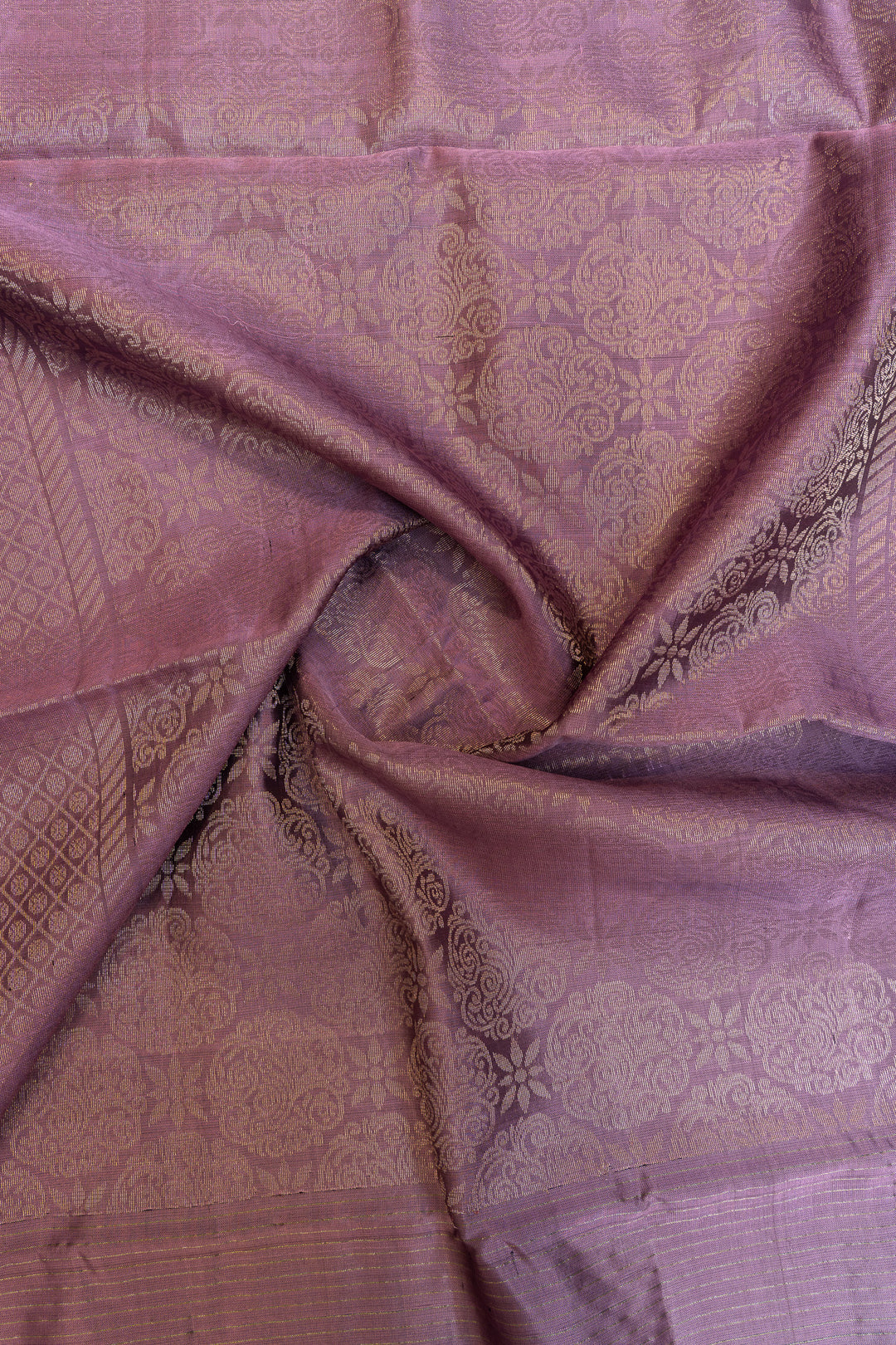 Iris Purple pure soft silk saree