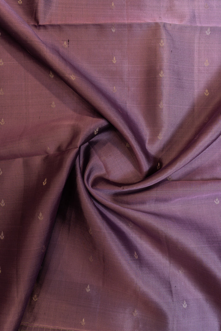 Iris Purple pure soft silk saree