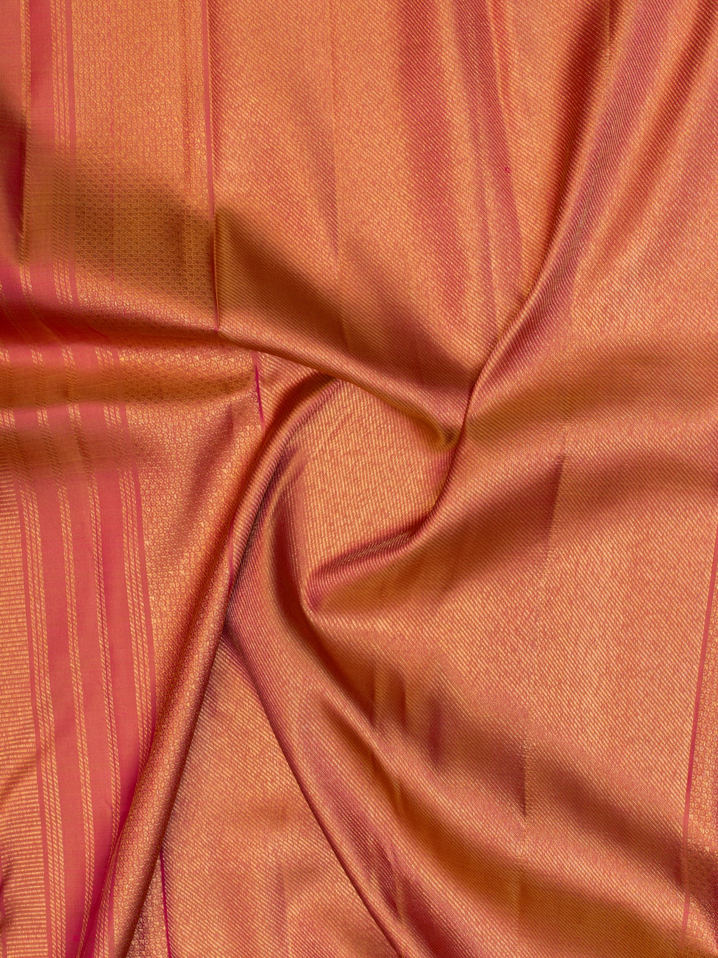 Rose Pink kasuti pure zari Kanchipuram silk saree