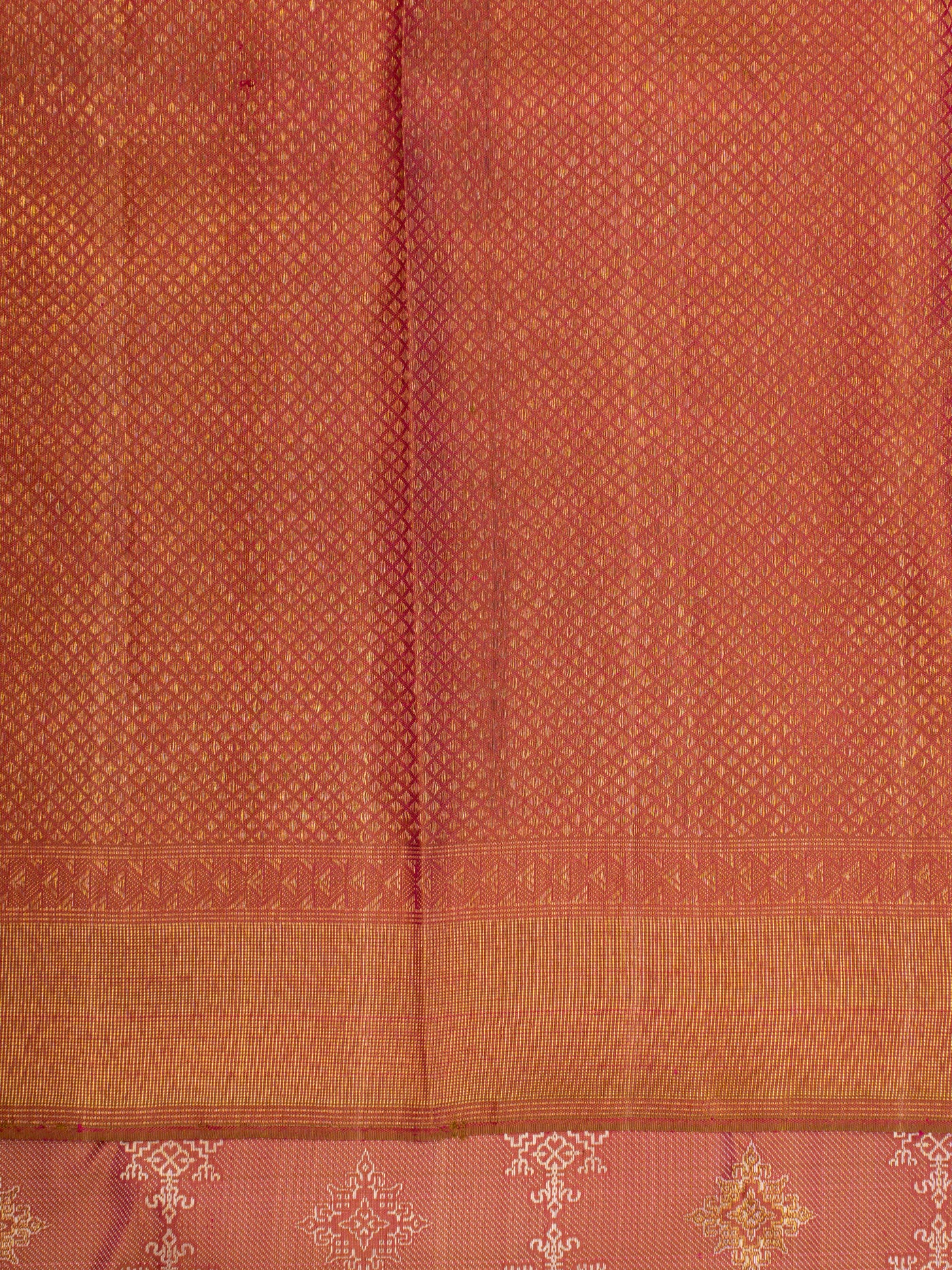 Rose Pink kasuti pure zari Kanchipuram silk saree