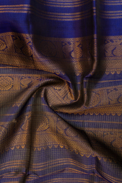 Mint Green and blue pure silk cotton saree