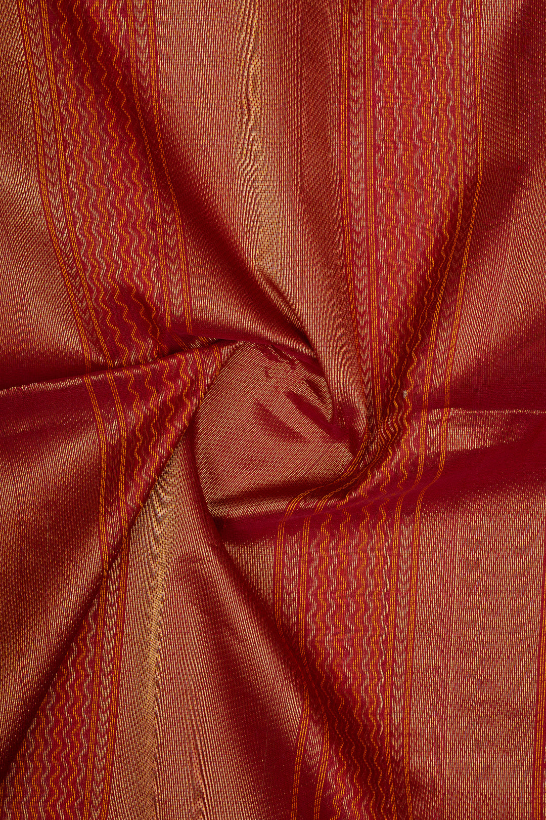 Khaki Thread and Zari Motifs Pure Silk Cotton Saree