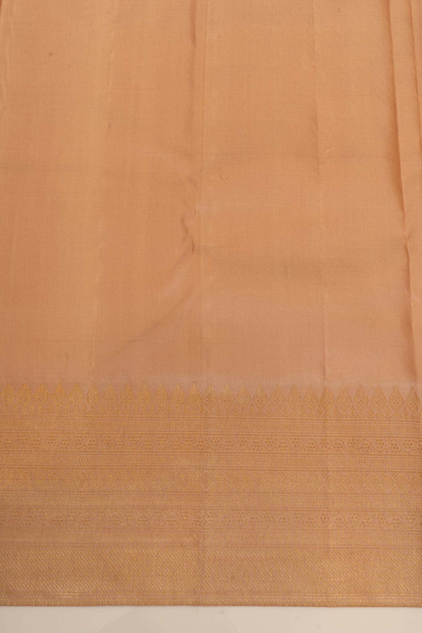 Pastel pink brocade pure Kanchipuram silk saree