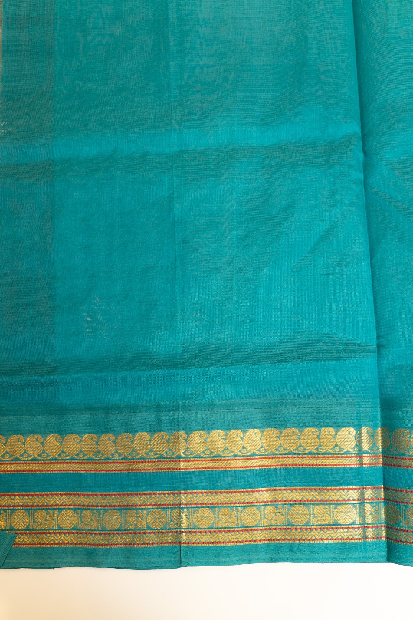 Jamun purple and blue pure silk cotton saree