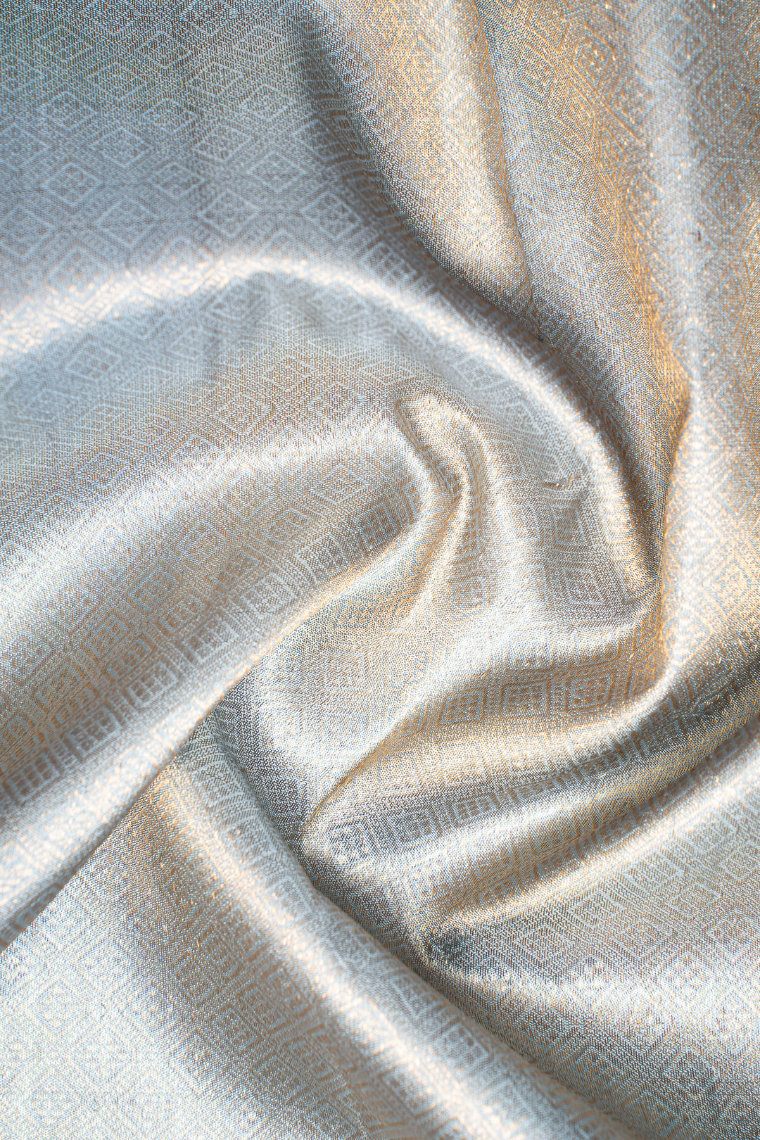 Sky Blue Pastel Pure Kanchipuram Silk Saree - Clio Silks