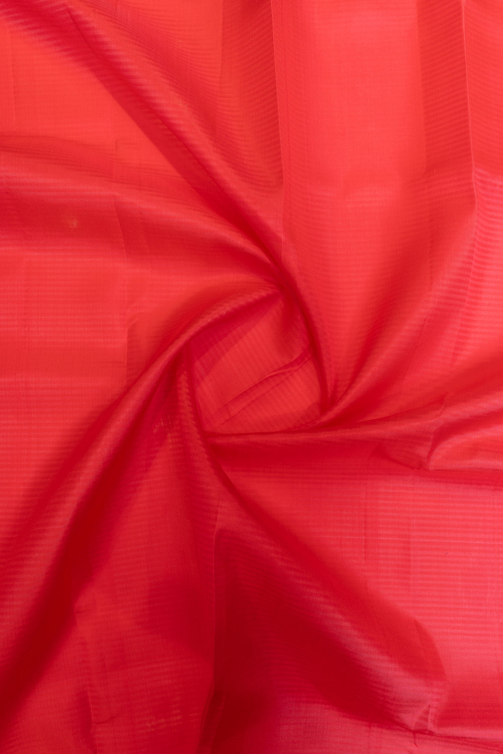 Peach pink and purple pure Kanchipuram silk saree
