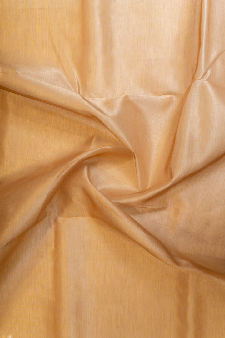 Biscuit beige pure silk cotton saree